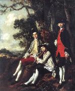 Thomas, Peter Darnell Muilman Charles Crokatt and William Keable in a Landscape